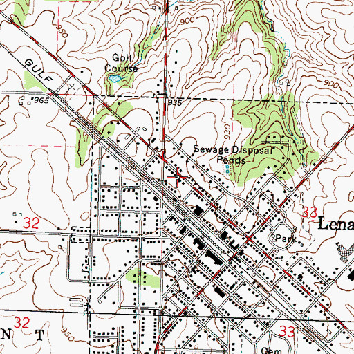 Topographic Map of Saint Joseph Catholic Church, IL