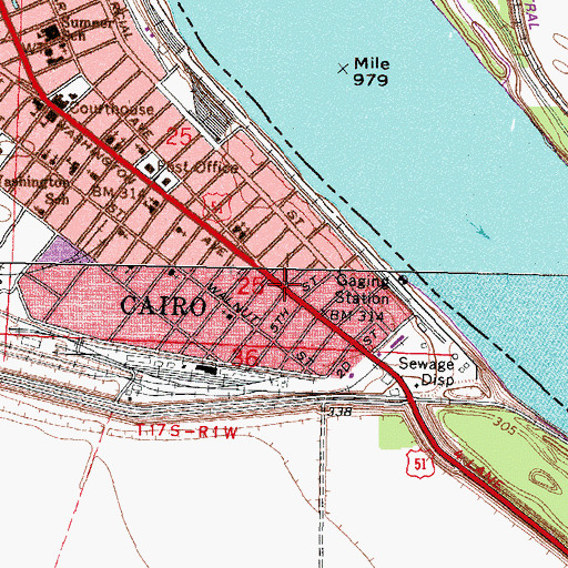 Topographic Map of Church of the Redeemer, IL