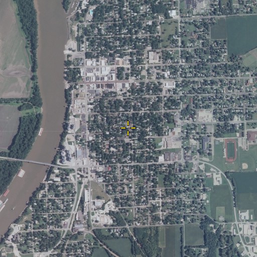 Aerial/Satellite Image of Church of the Nazarene, IL