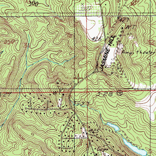 Topographic Map of Blue Ridge, AL