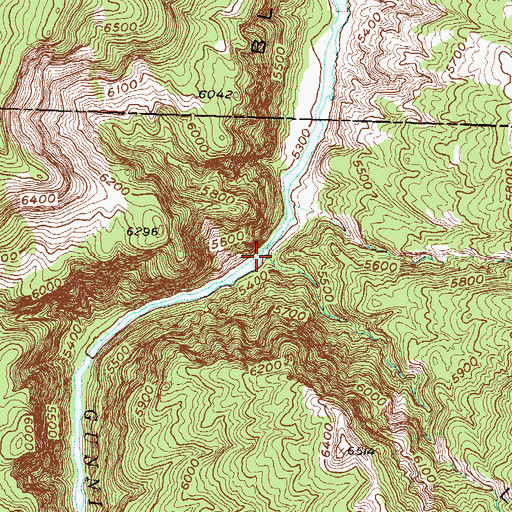 Topographic Map of Long Gulch, CO