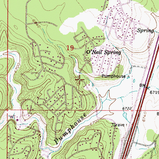 Topographic Map of Kachina Village, AZ