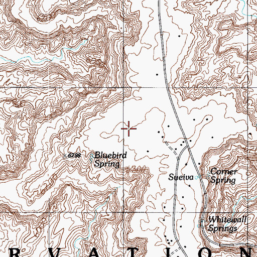 Topographic Map of Shongopovi, AZ