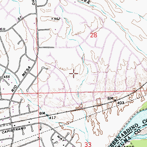 Topographic Map of Big River, CA
