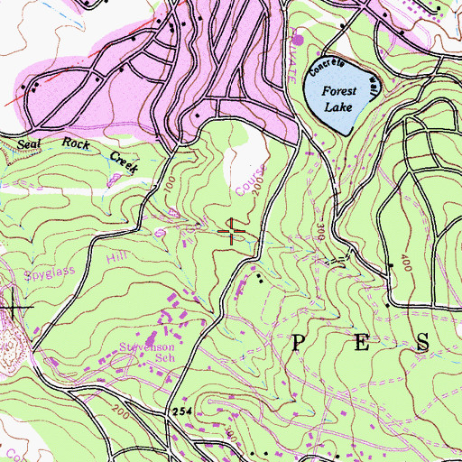 Topographic Map of Del Monte Forest, CA