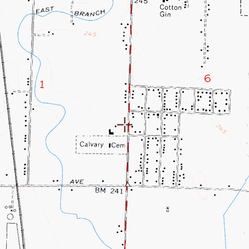 Topographic Map of Home Garden, CA