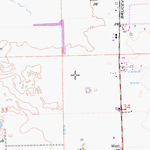Topographic Map of Laguna, CA