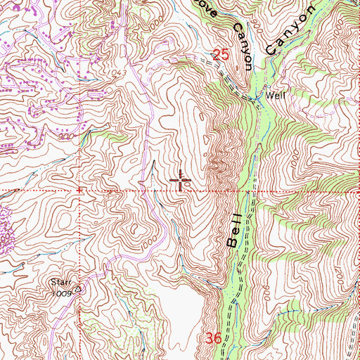 Topographic Map of Trabuco Highlands, CA