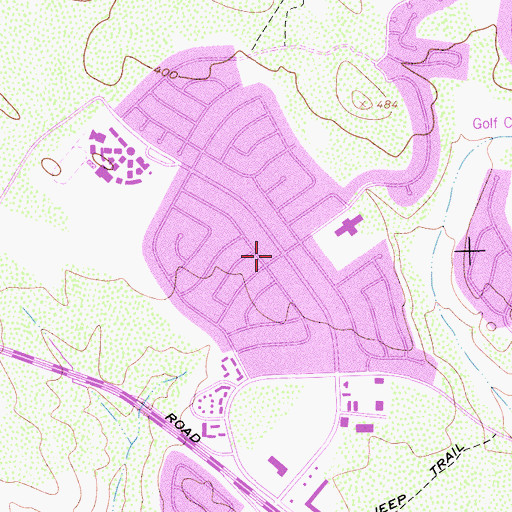 Topographic Map of Vandenberg Village, CA