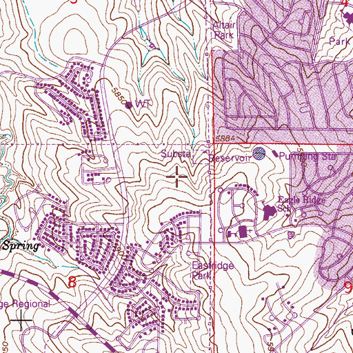 Topographic Map of Gateway, CO