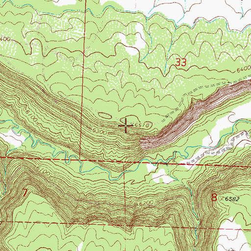 Topographic Map of Grand View Mesa, CO