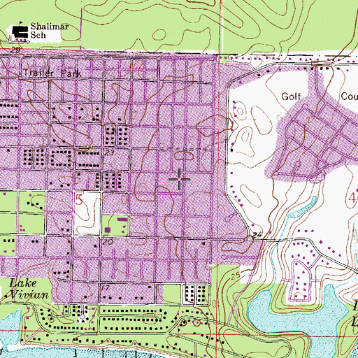 Topographic Map of Lake Lorraine, FL
