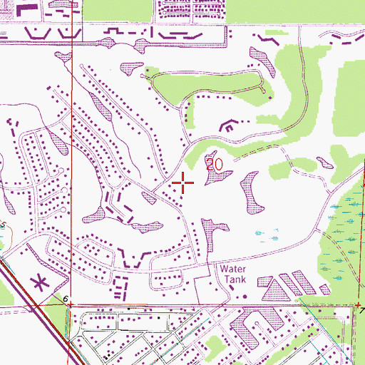 Topographic Map of Lely, FL