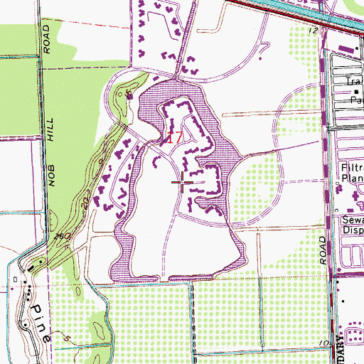 Topographic Map of Pine Island Ridge, FL