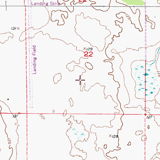 Topographic Map of Placid Lakes, FL