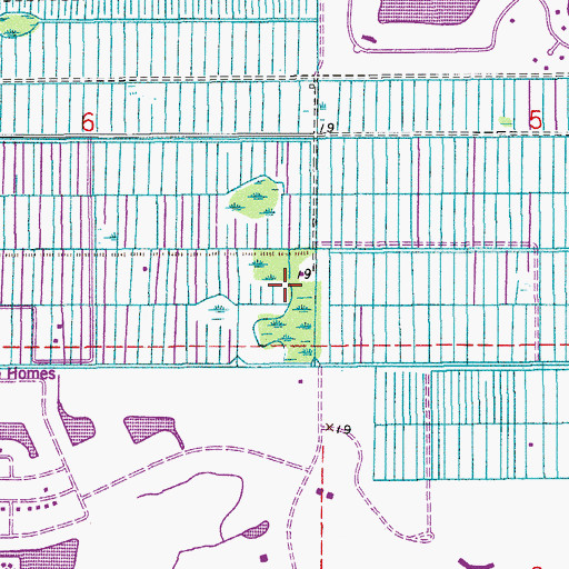 Topographic Map of Whisper Walk, FL
