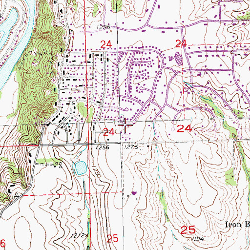 Topographic Map of Skyline, NE