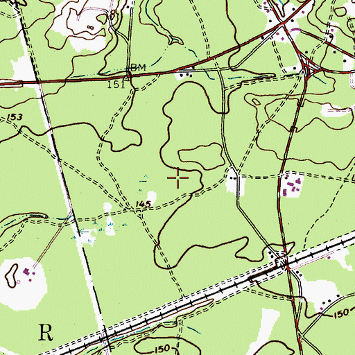 Topographic Map of Cedar Glen Lakes, NJ