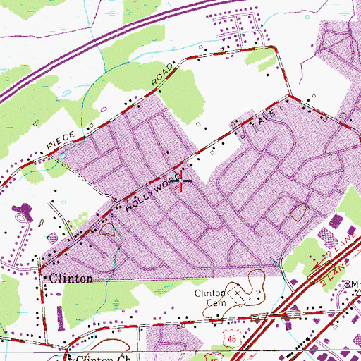 Topographic Map of Fairfield, NJ