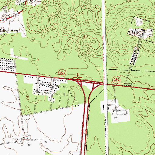 Topographic Map of East Shoreham, NY