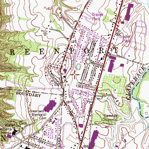 Topographic Map of Lorenz Park, NY