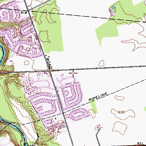 Topographic Map of Lake Darby, OH
