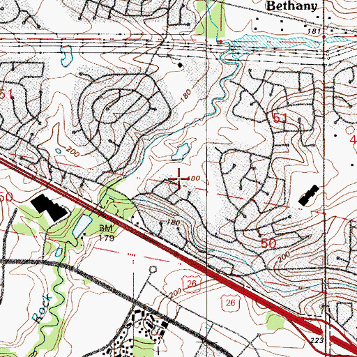 Topographic Map of Rockcreek, OR