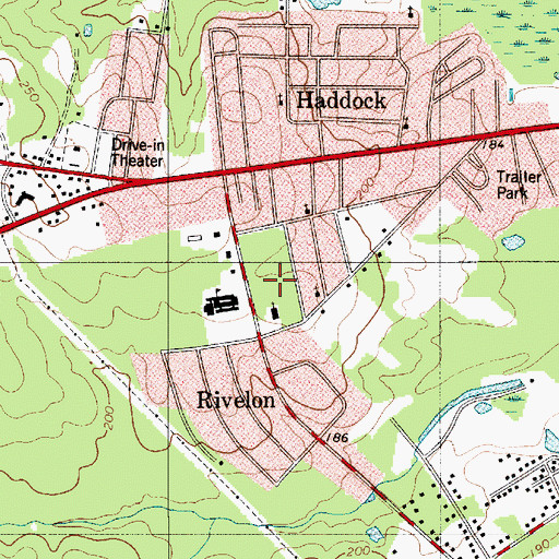 Topographic Map of Edisto, SC