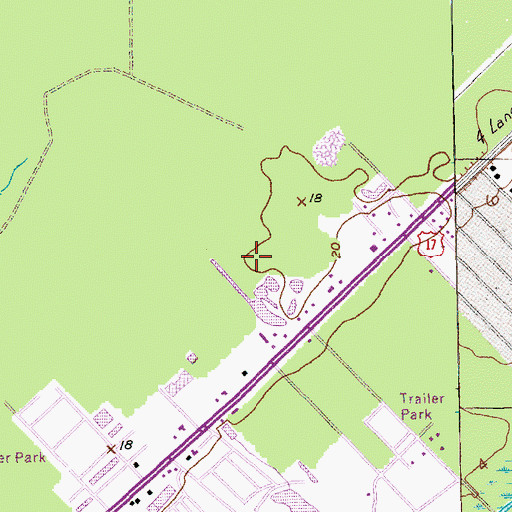Topographic Map of Garden City, SC