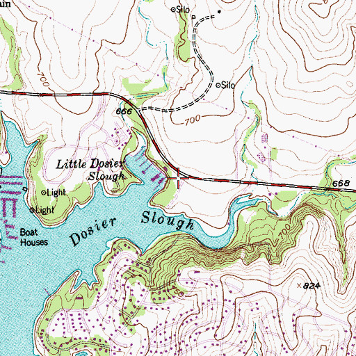 Topographic Map of Eagle Mountain, TX