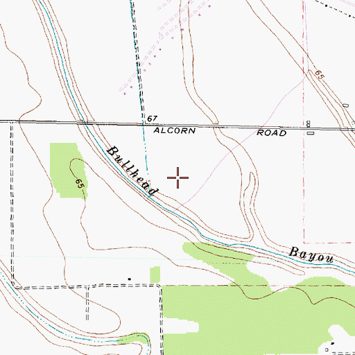 Topographic Map of First Colony, TX