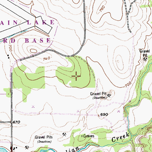Topographic Map of Pecan Acres, TX