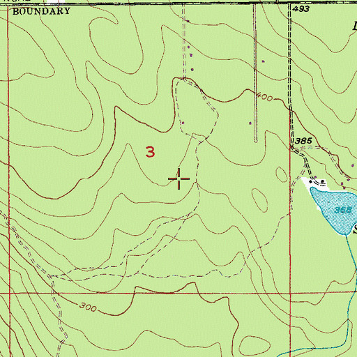 Topographic Map of Cathan, WA