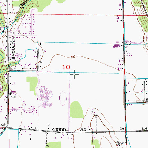 Topographic Map of North Marysville, WA