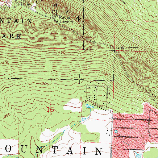 Topographic Map of Rib Mountain, WI