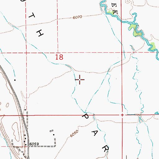 Topographic Map of Rafter J Ranch, WY