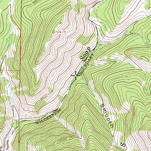 Topographic Map of Smooth Canyon, CO