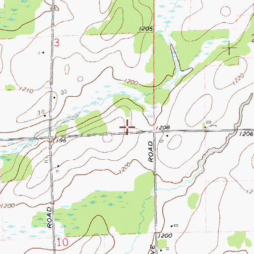 Topographic Map of Progressive School (historical), WI