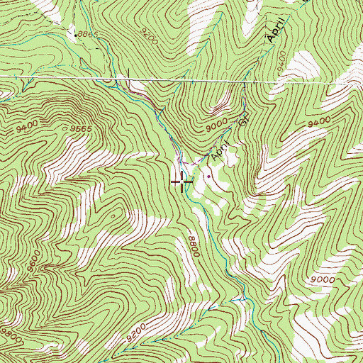 Topographic Map of April Gulch, CO