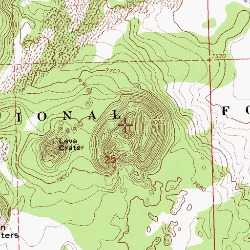 Topographic Map of Cerro Candelaria, NM