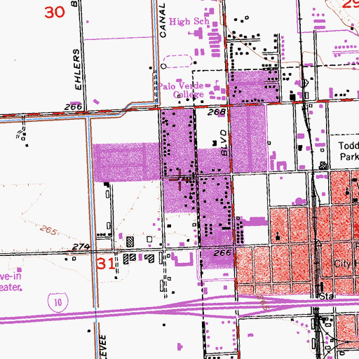 Topographic Map of Apostolic Assembly Church, CA