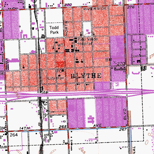 Topographic Map of Butler Hall, CA