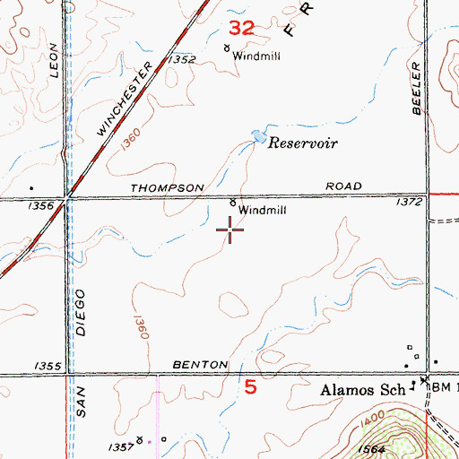 Topographic Map of Dutch Village, CA