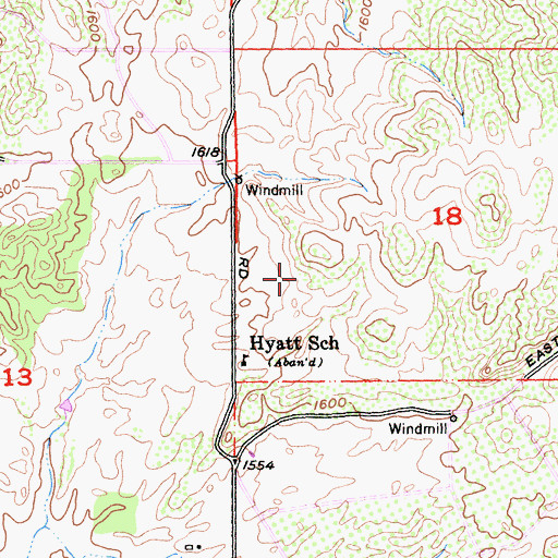 Topographic Map of High Acres Haciendas, CA