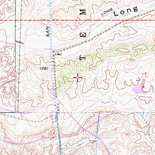 Topographic Map of Rancho Vista High School, CA