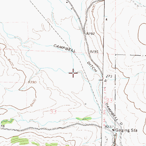 Topographic Map of Willow Creek, CO