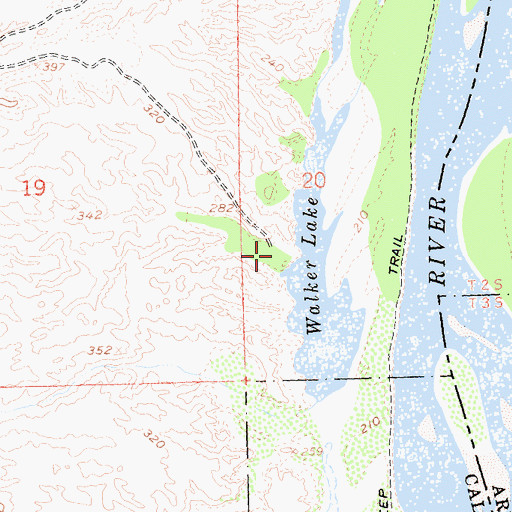 Topographic Map of Gilmores Camp, CA