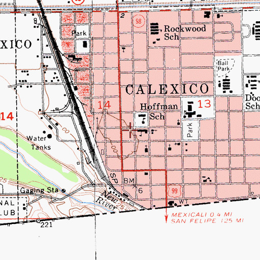 Topographic Map of Our Lady of Guadalupe Academy, CA