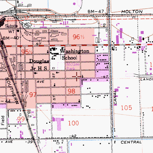 Topographic Map of Macedonia Church of God in Christ, CA