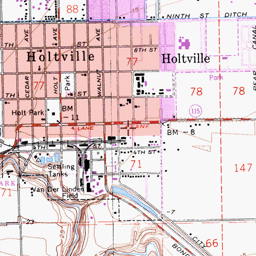 Topographic Map of Valley Church, CA